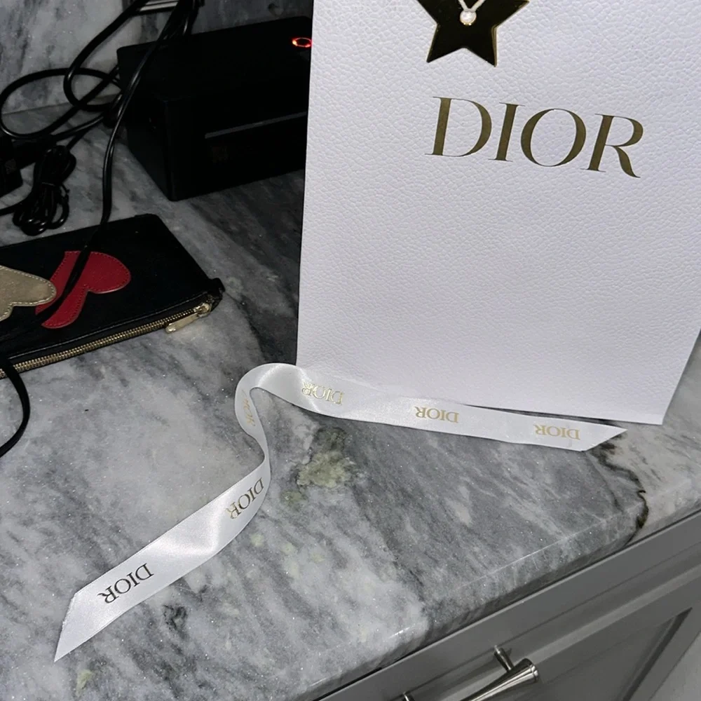 Dior Purchase Bag with Ribbon - Picture 5 of 6